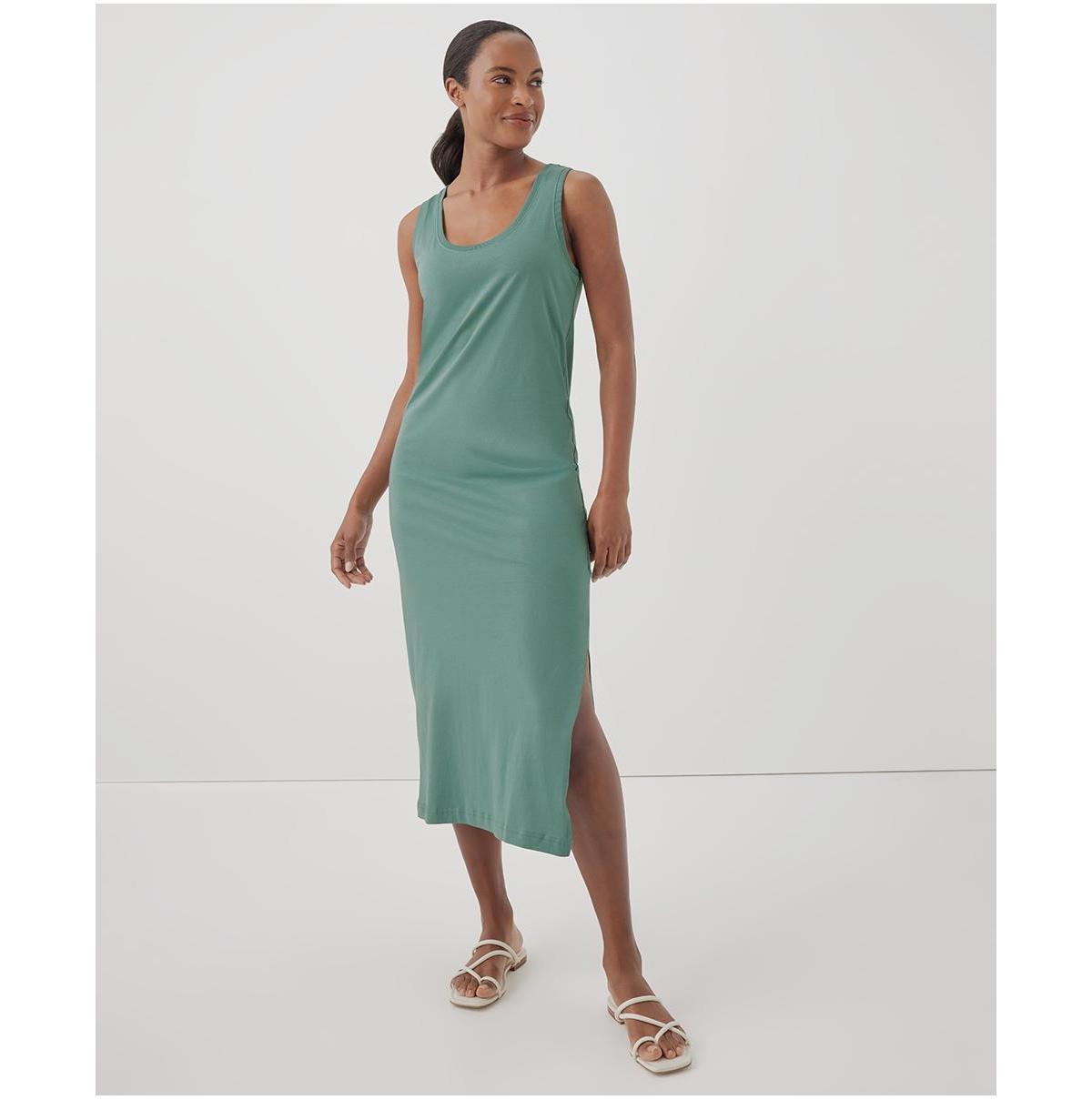 Pact Womens Softspun Tank Midi Dress Product Image