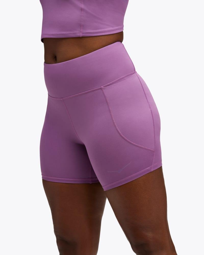 HOKA Womens Elaro 5 Bike Short in Amethyst, Size Medium product image