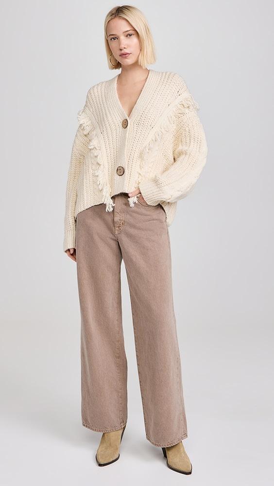 Line & Dot Sade Fringe Cardigan | Shopbop Product Image