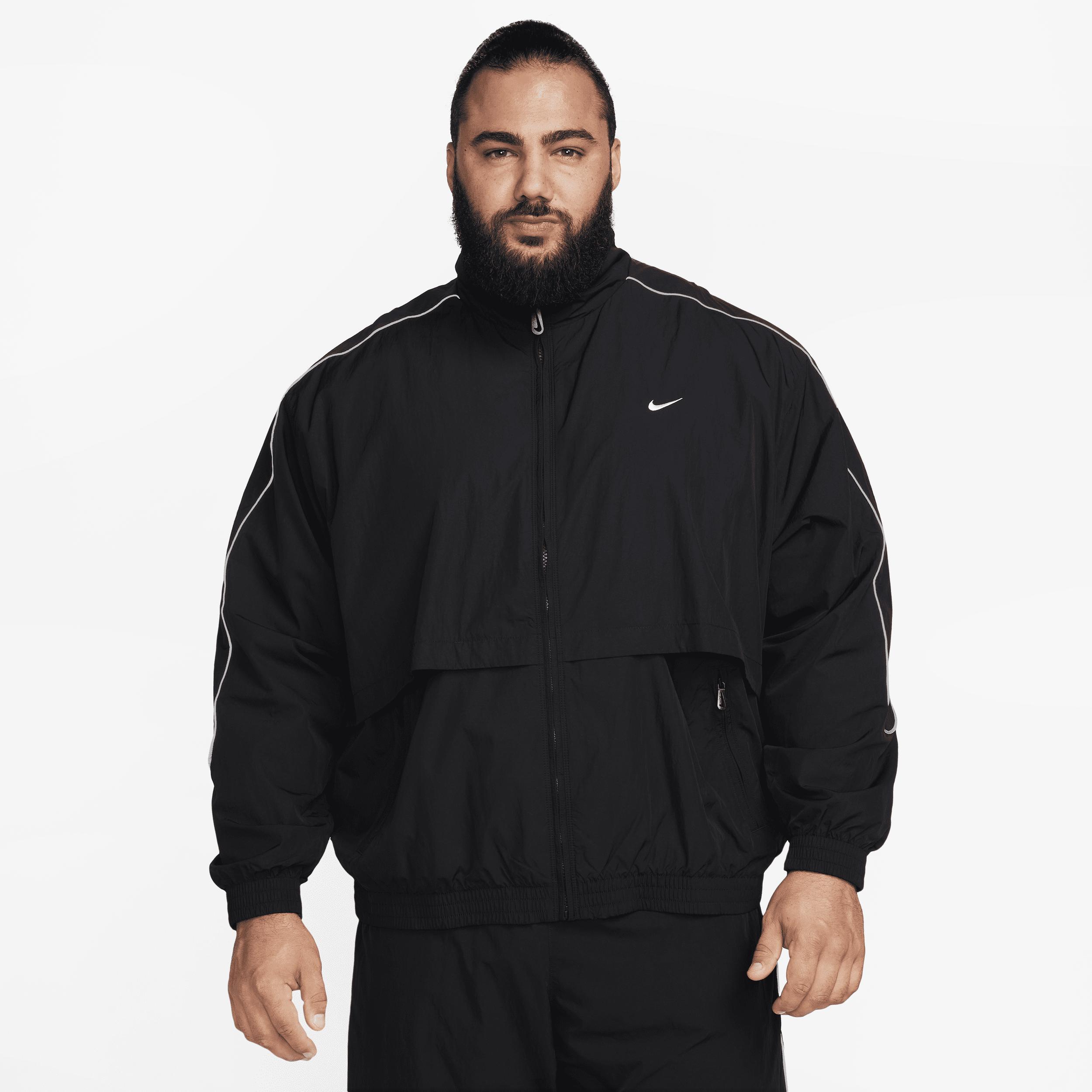 Mens Nike Sportswear Solo Swoosh Woven Track Jacket Product Image