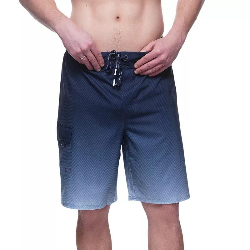 Mens 9 No Mesh Liner Board Shorts Elastic Waist Quick Dry Swim Trunks, up to Size 2XL Product Image