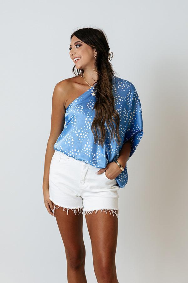 Definitely Dreamy Shift Top In Sky Blue Product Image