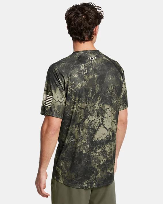 Men's UA Tech™ Freedom Camo Short Sleeve Product Image