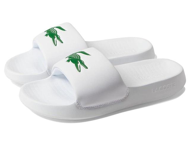 Lacoste Croco 1.0 123 1 (White/Green) Women's Shoes Product Image