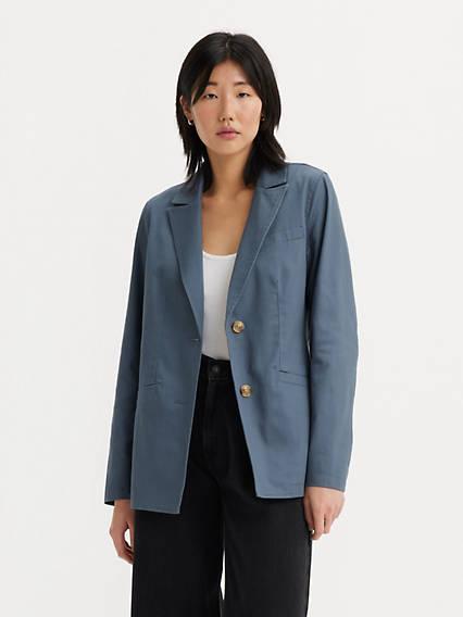 Levi's Breasted Cotton Blazer - Women's Product Image