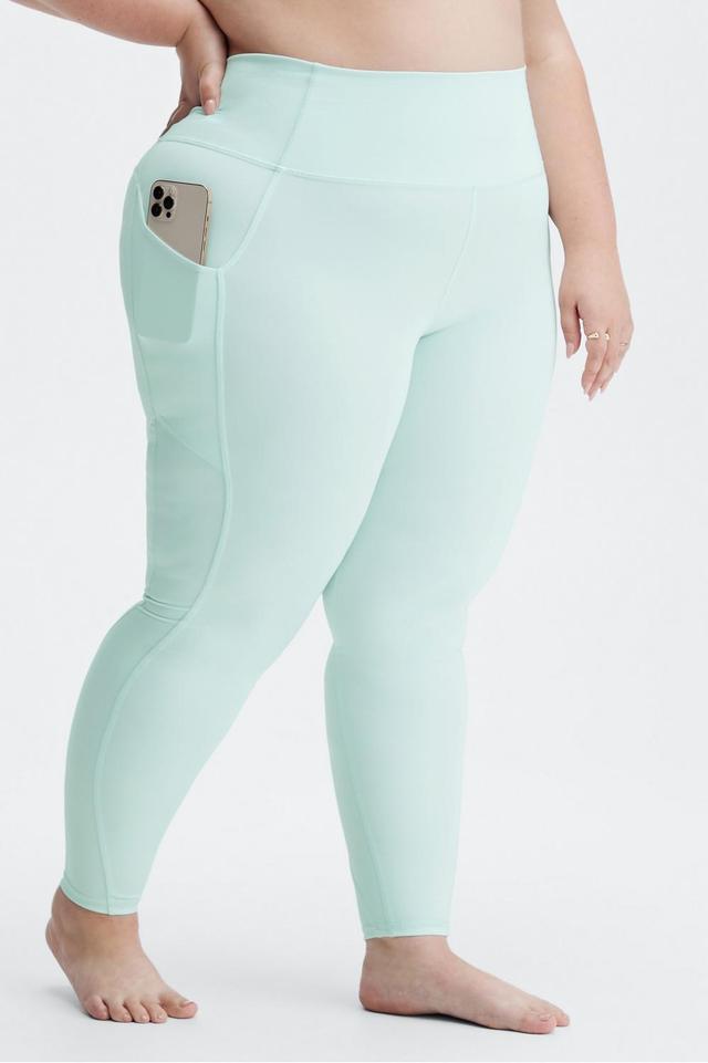 Fabletics Oasis High-Waisted Legging Womens blue plus Size 2X Product Image