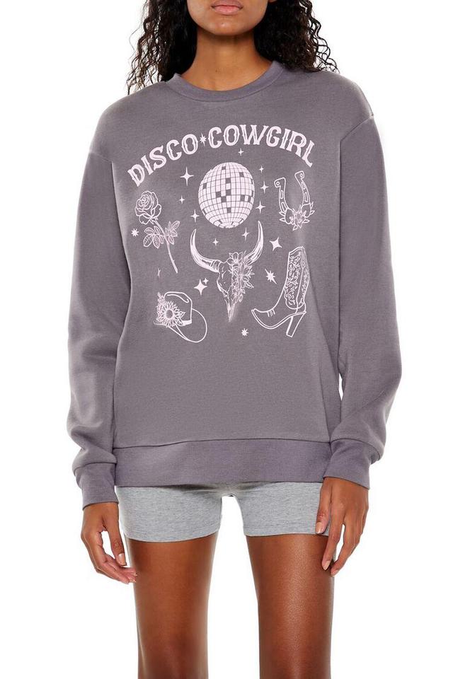 Disco Cowgirl Graphic Pullover | Forever 21 Product Image