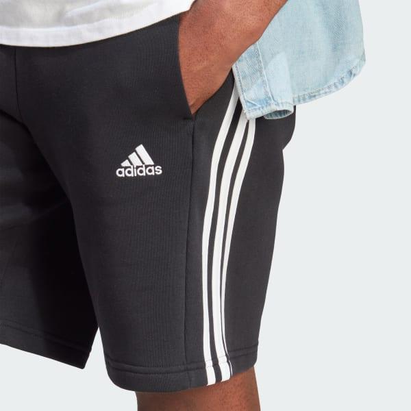 Essentials Fleece 3-Stripes Shorts Product Image