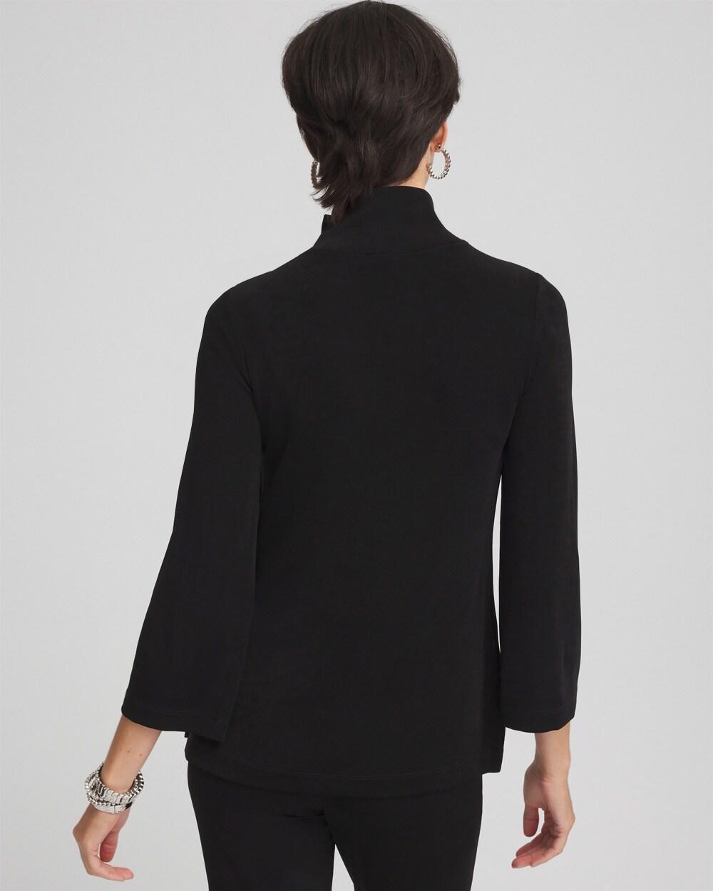 Travelers™ Mock Neck Diamond Button Tunic Product Image