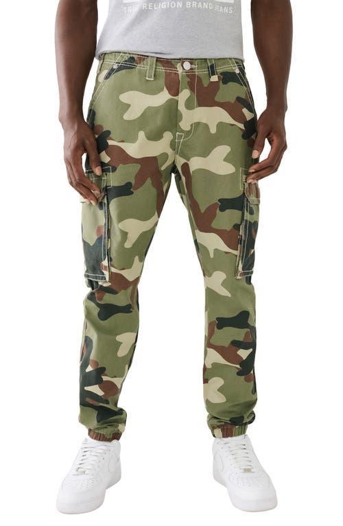 True Religion Men's Camo Big T Cargo Jogger Pant Product Image