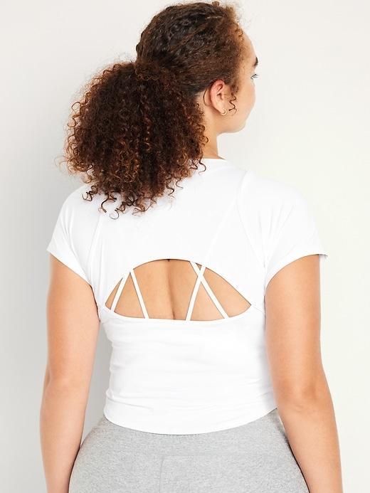 FlowForm Crop Cutout-Back Top Product Image