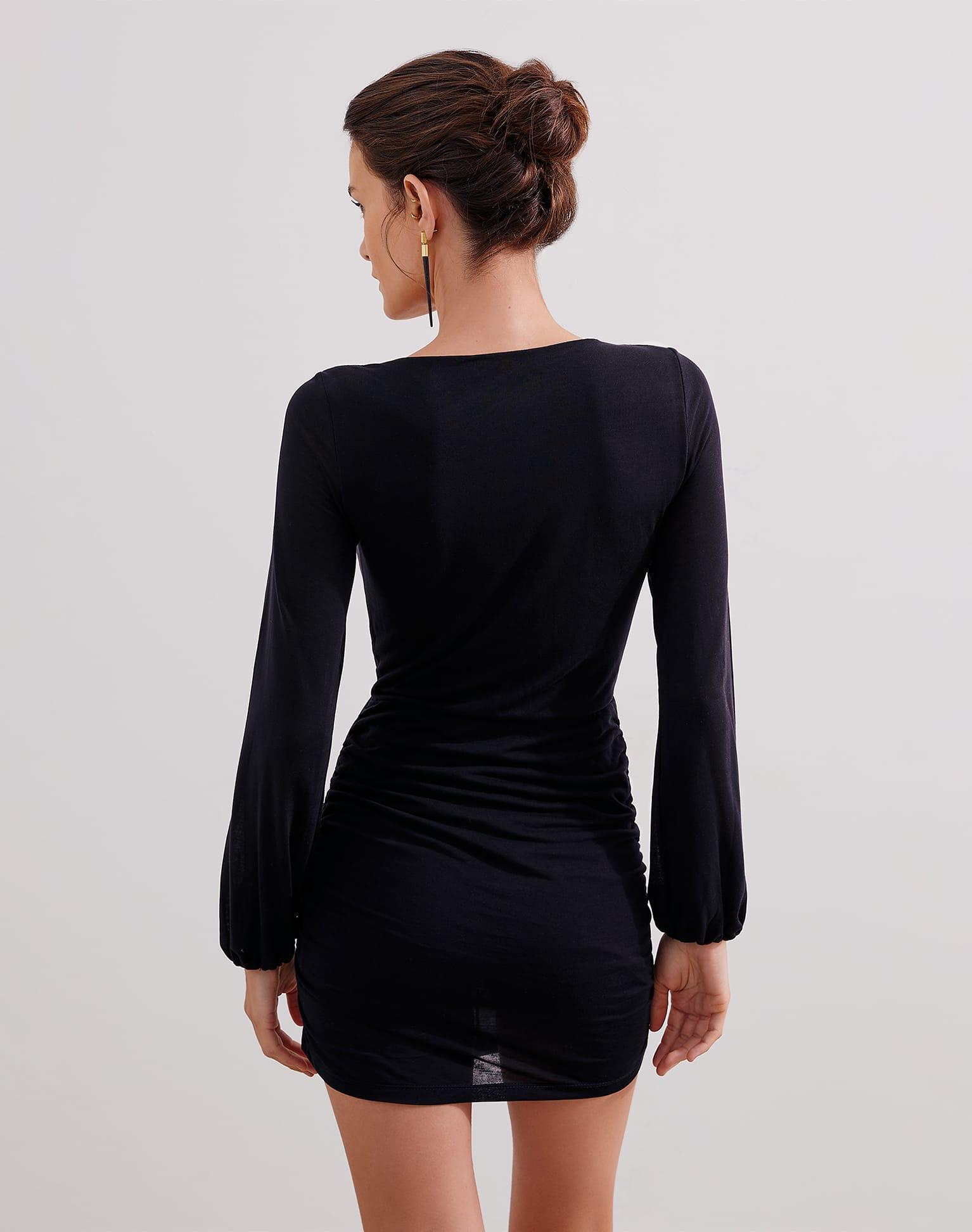 Mikka Short Dress - Black Product Image