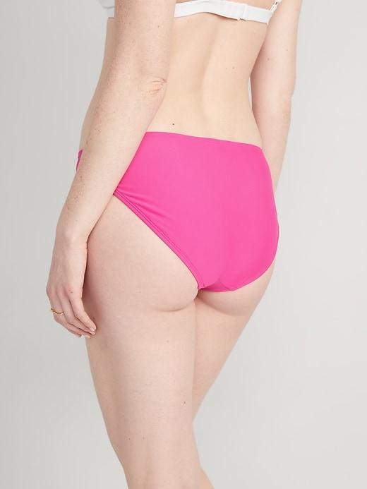 High-Waisted Classic Bikini Swim Bottoms Product Image