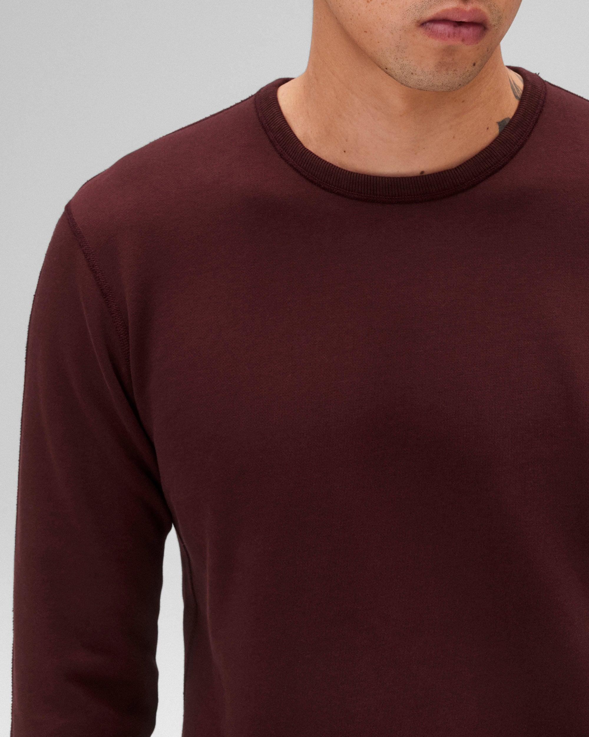 Midweight Terry Slim Crewneck Male Product Image