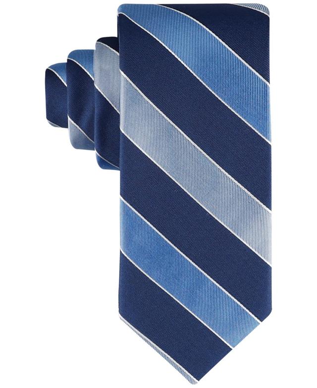 Tommy Hilfiger Mens Thomas Stripe Tie - Navy Product Image