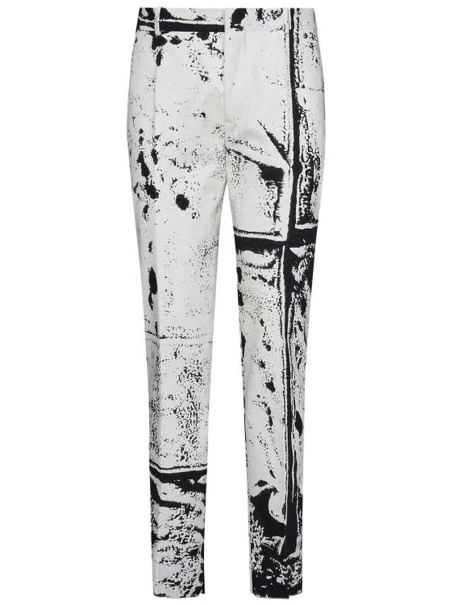 Cigarette Trousers In White Product Image