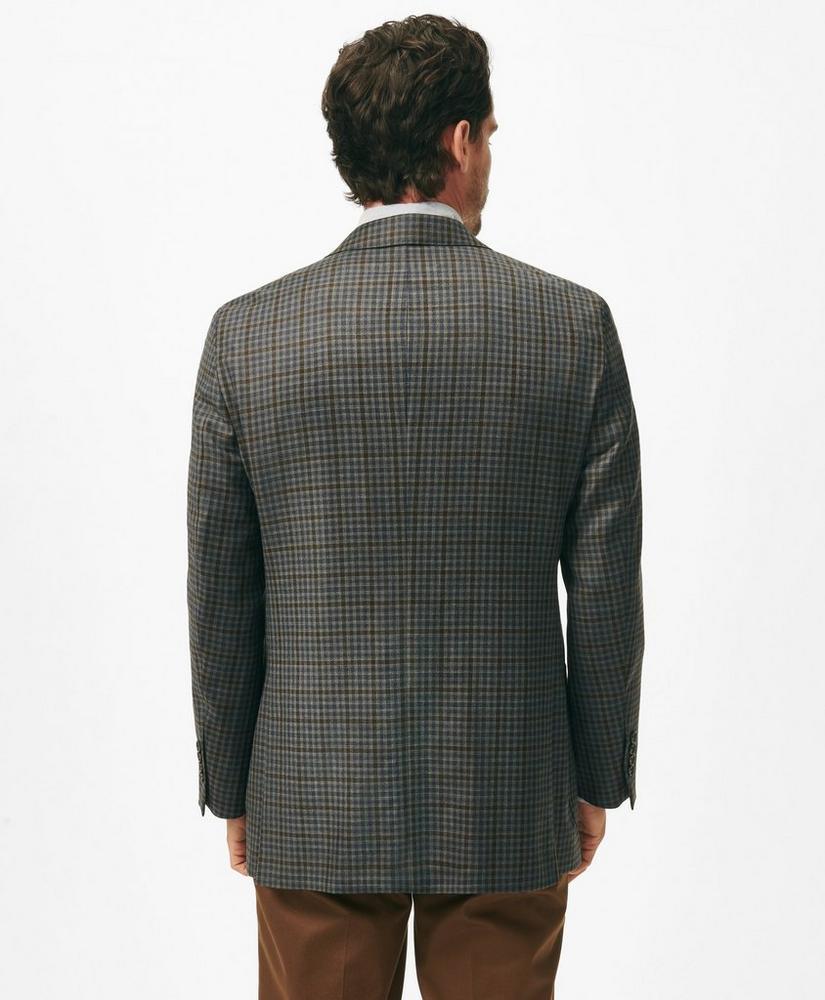 Traditional Fit Gingham Sport Coat in Wool Product Image