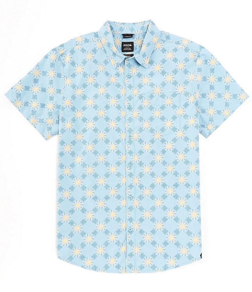 prAna Stimmersee Crescent Bay Short Sleeve Woven Shirt Product Image