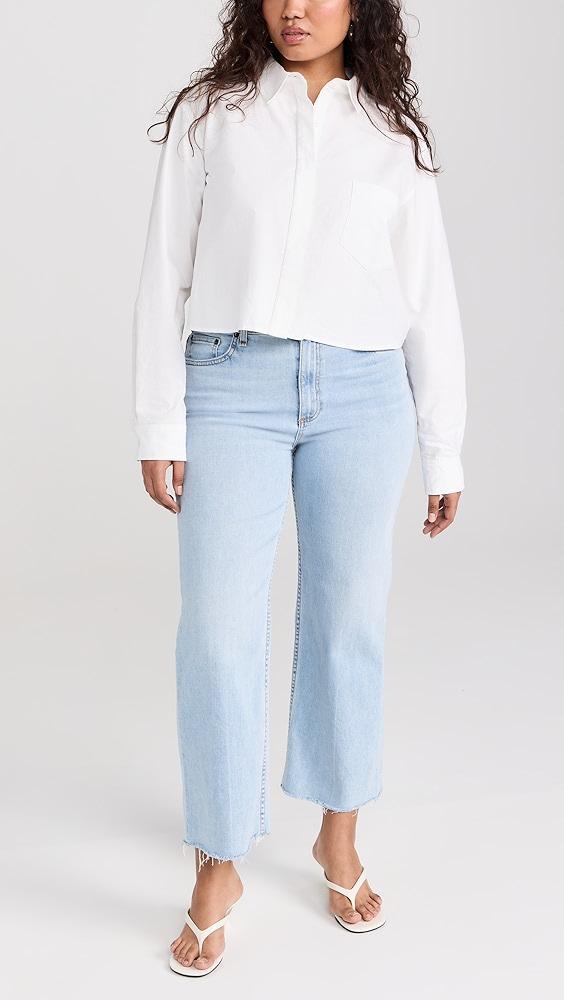 ASKK NY Crop Wide Leg Zuma Jeans | Shopbop Product Image