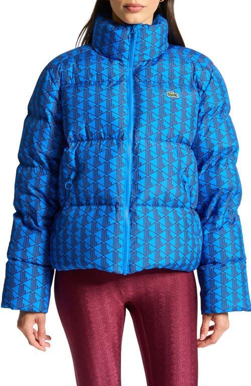 Womens Lacoste X Bandier Monogram Puffer Jacket Product Image