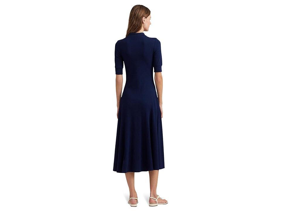 Lauren Ralph Lauren Cotton-Blend Polo Dress (Refined ) Women's Dress Product Image