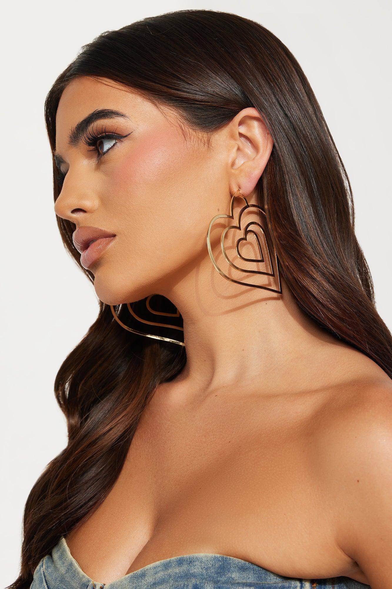 All Swirled Up Earrings  - Gold Product Image