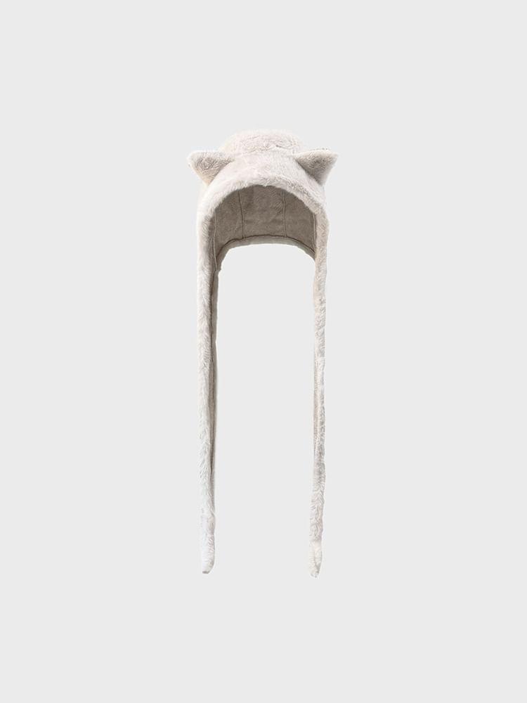 Cat Ear Fluffy Trapper Hat Product Image