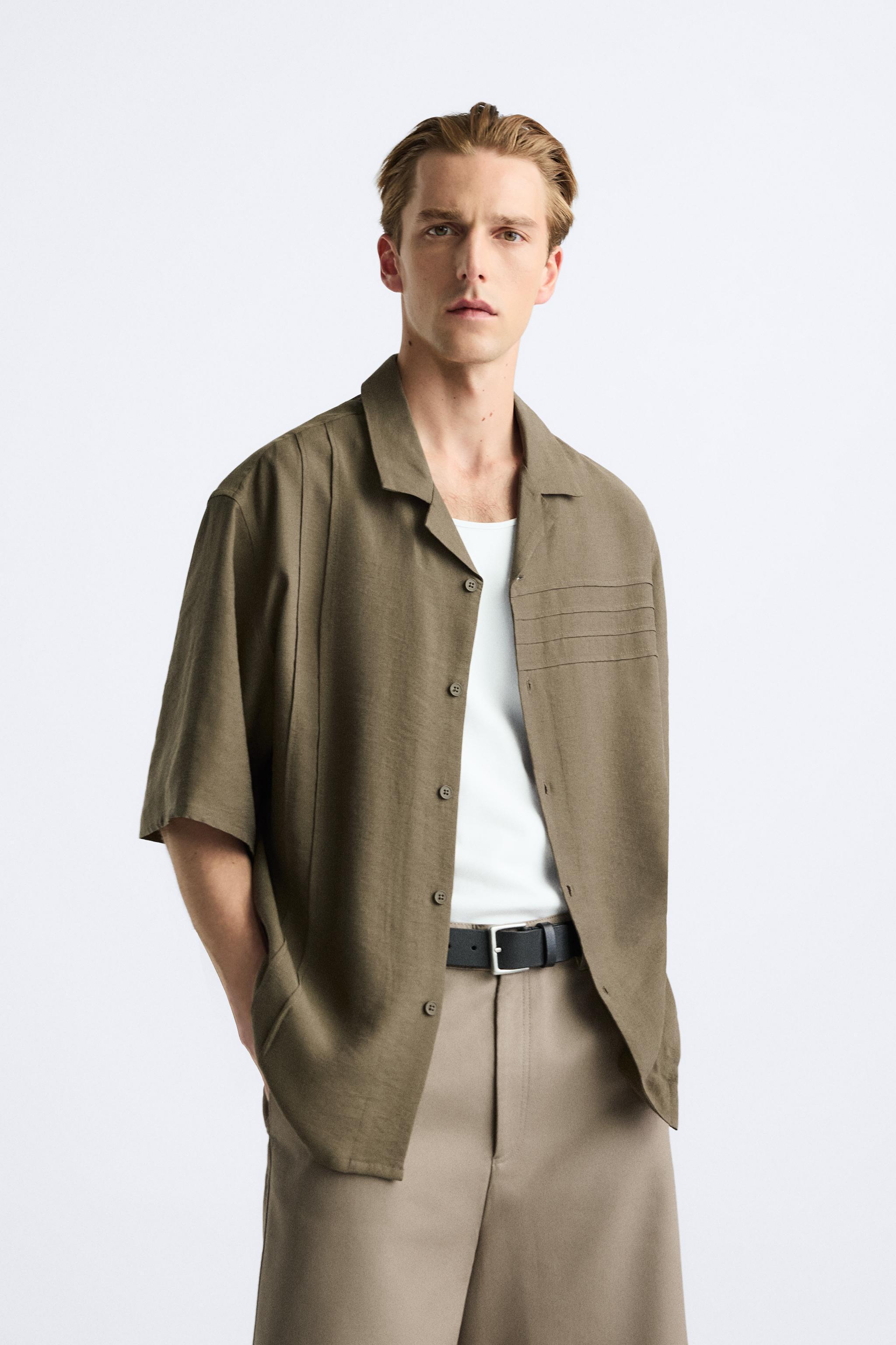 LYOCELL - LINEN BLEND SHIRT Product Image