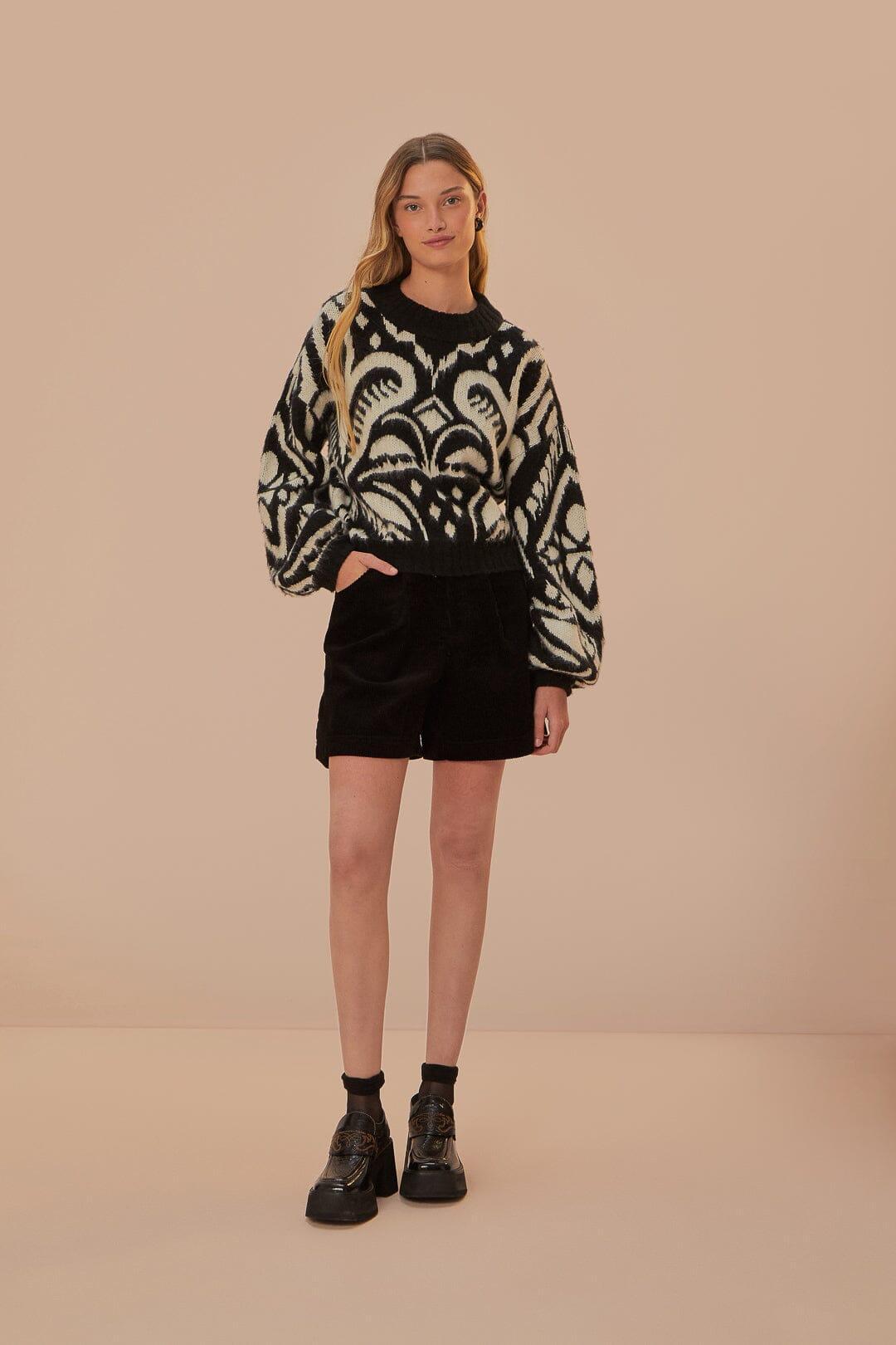 Pineapple Ikat Knit Sweater Product Image