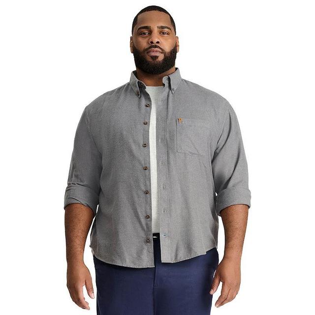 Big & Tall Mens IZOD Flannel Button Down Shirt Product Image