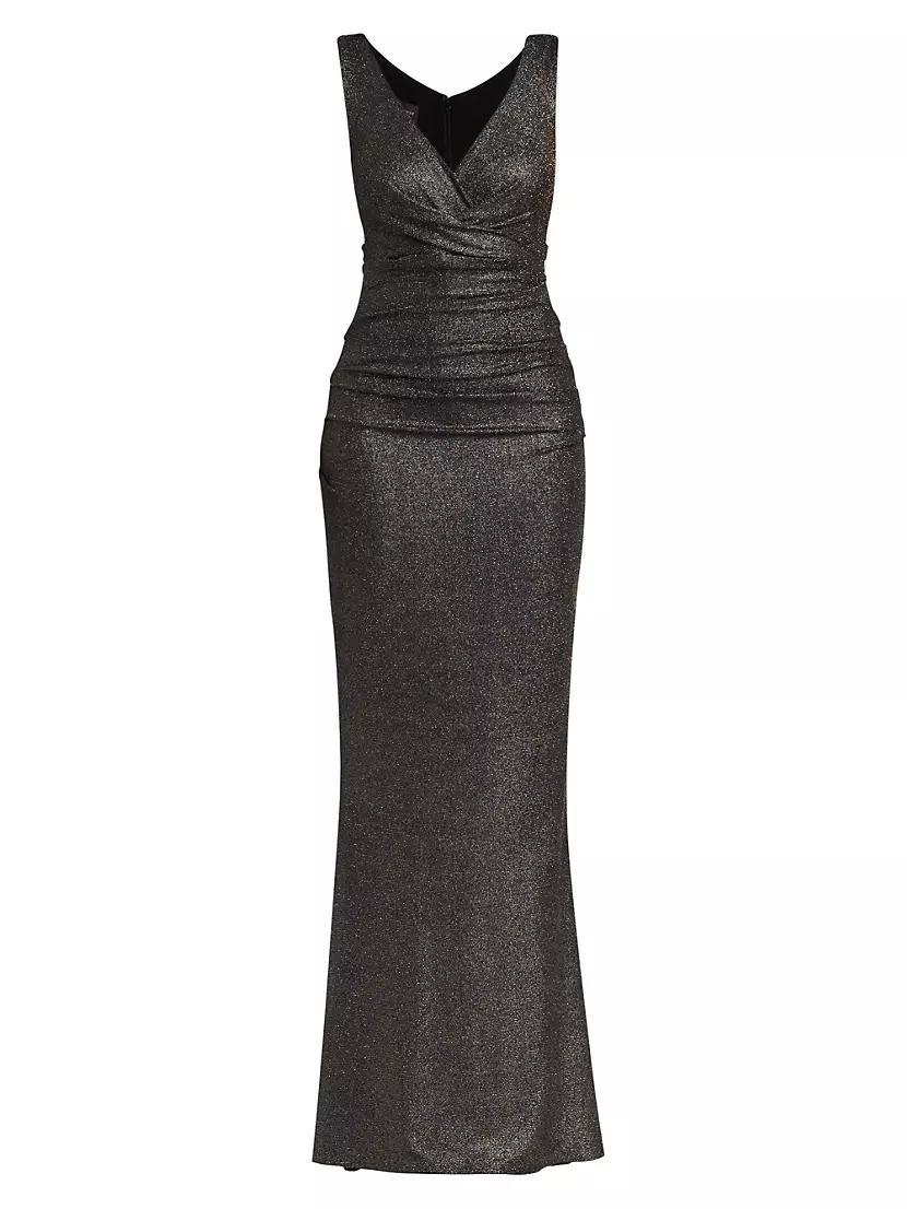 Metallic Jersey Body-Con Gown Product Image