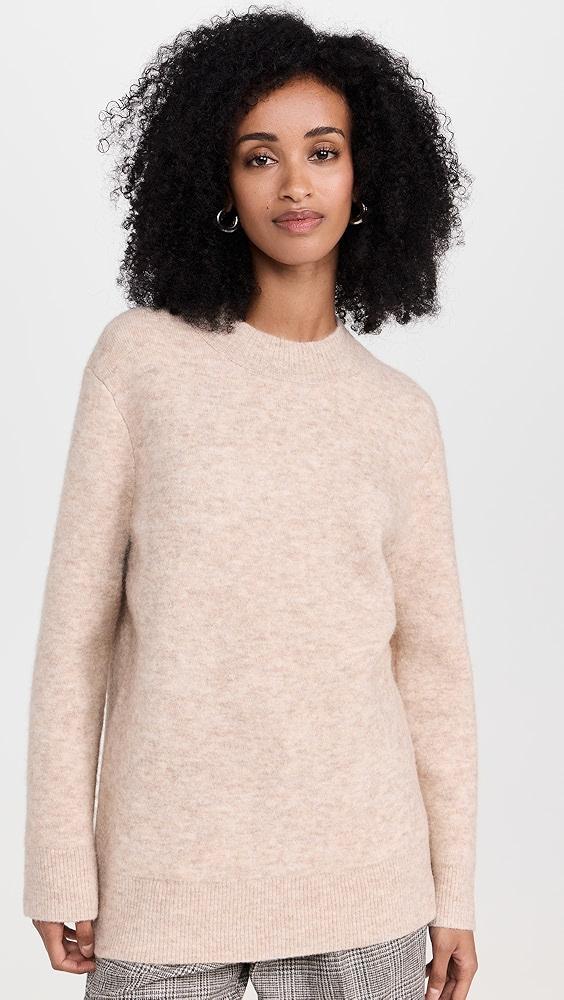 Vince Textured Soft Sculpt Crew Neck | Shopbop Product Image