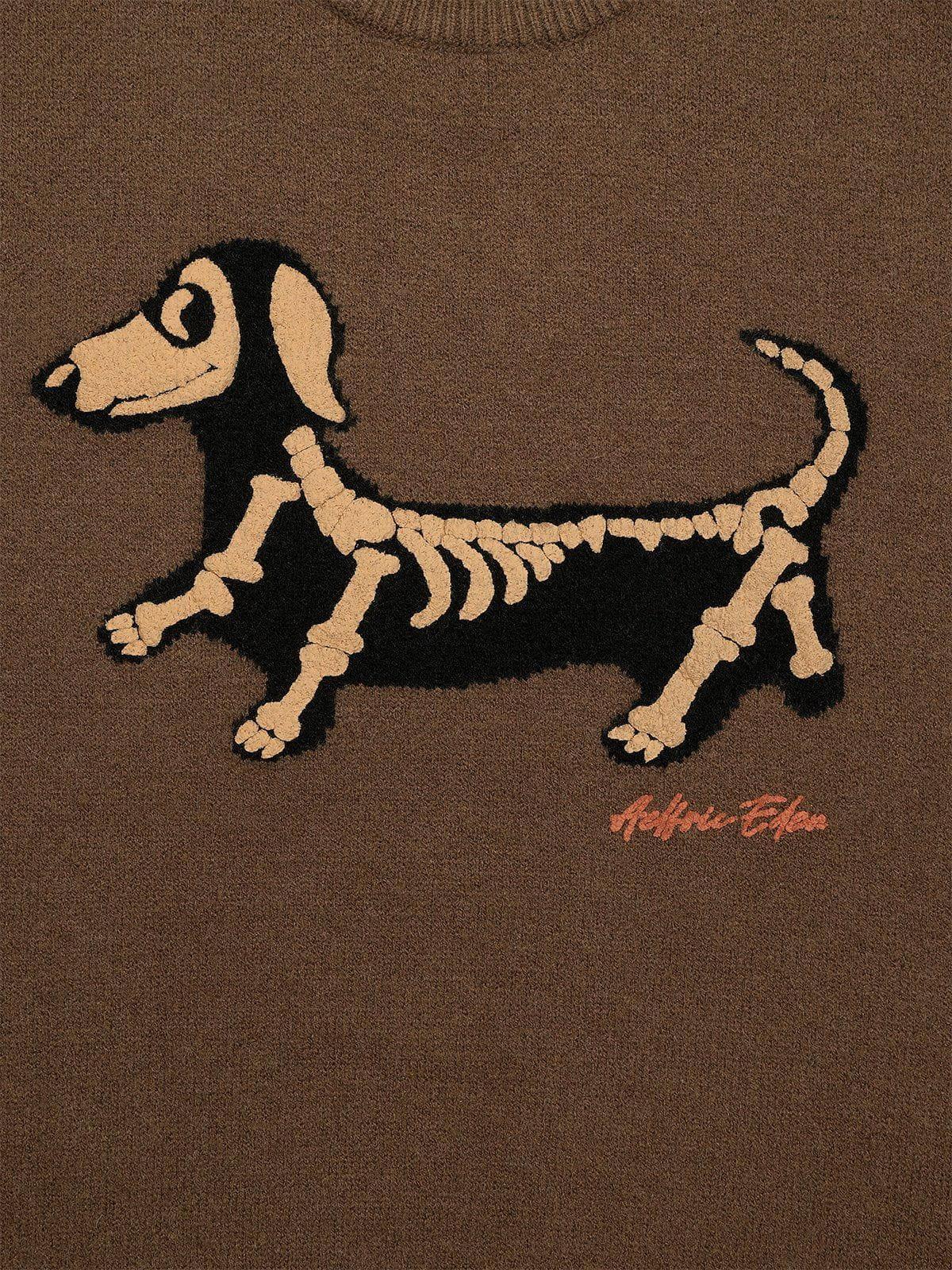 Aelfric Eden Skeleton Dachshund Sweater Product Image