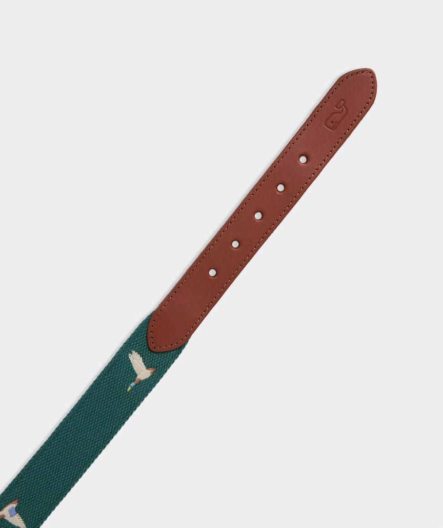 Mallard Embroidered Canvas Club Belt Product Image