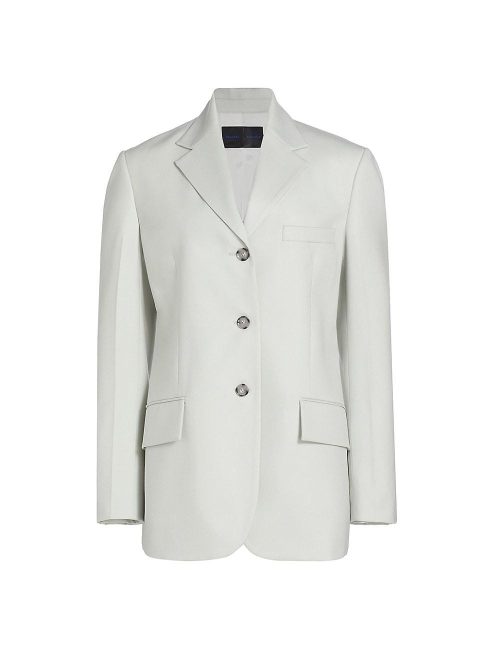 Womens Archer Wool Twill Blazer Product Image