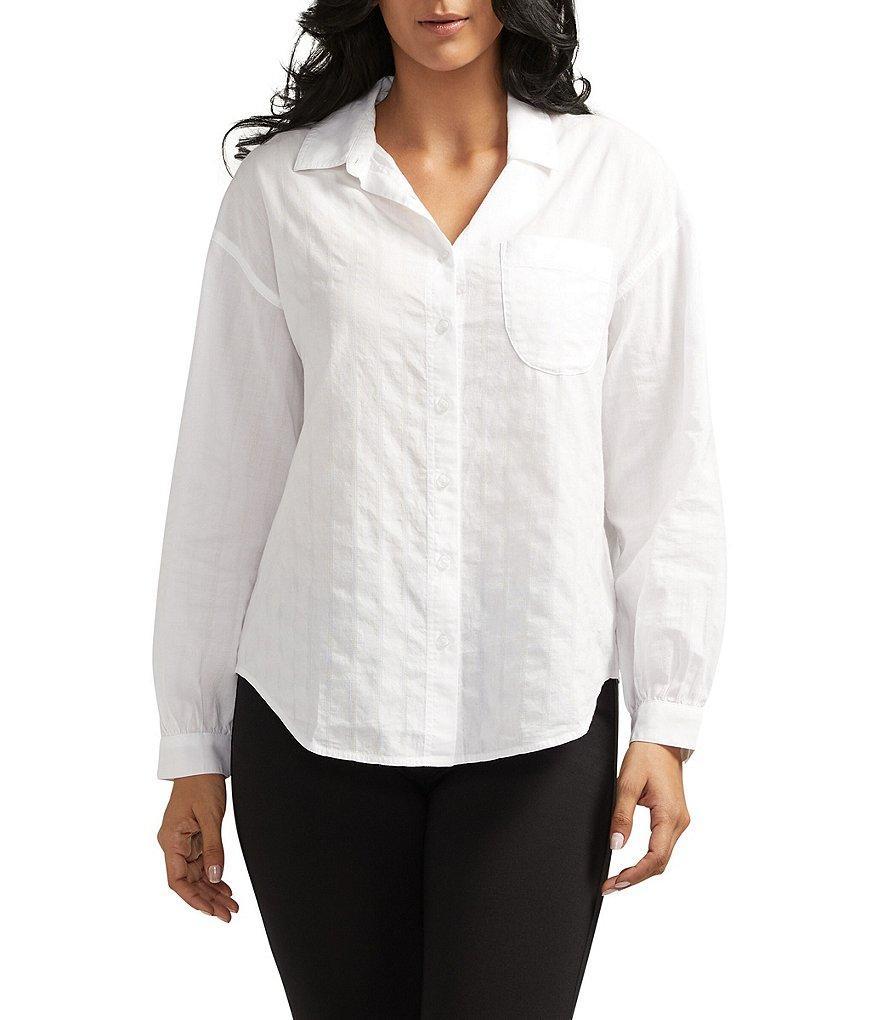 Jag Jeans Collette Relaxed Button Down Patch Pocket Shirt Product Image