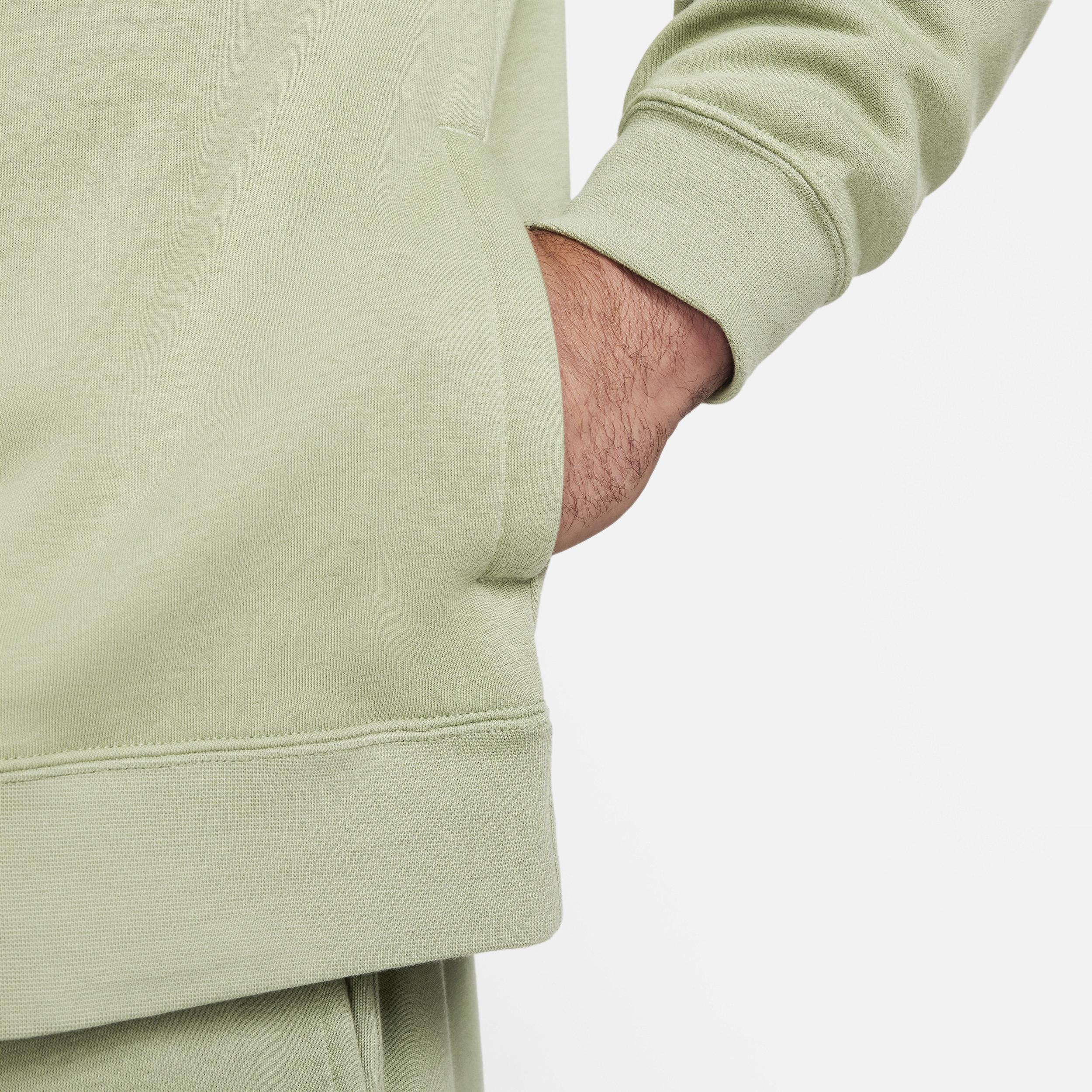 Mens Nike Sportswear Club Brushed-Back 1/2-Zip Pullover Product Image