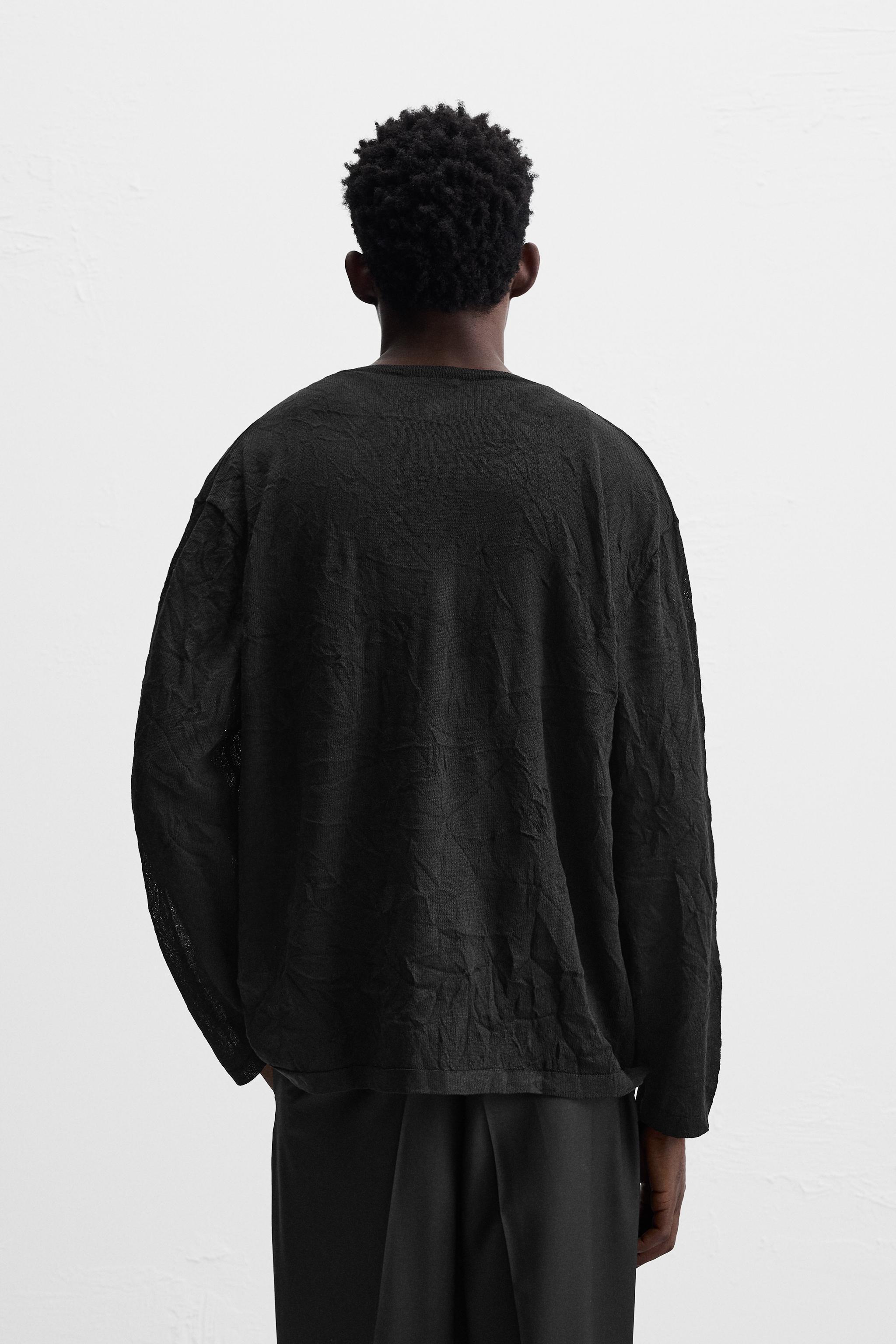 WRINKLED EFFECT SWEATER Product Image