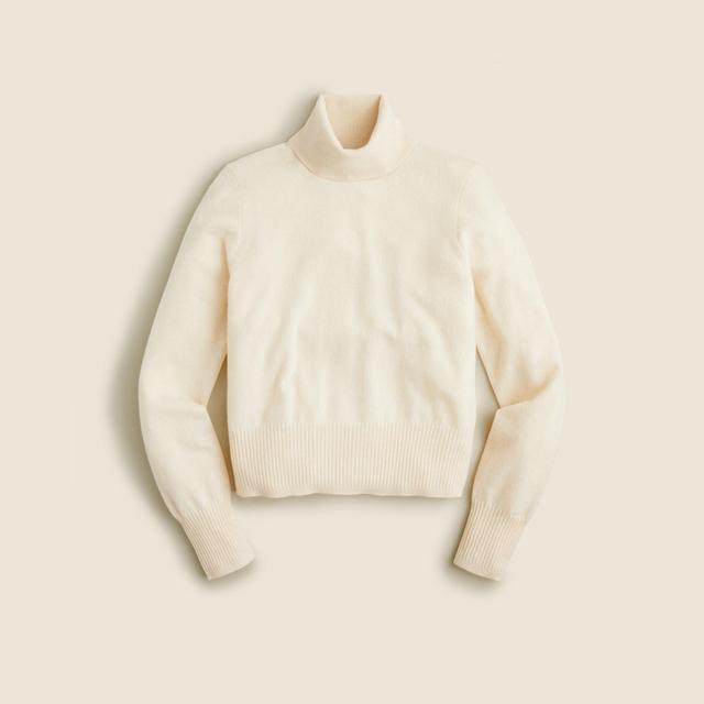 Cashmere shrunken turtleneck sweater Product Image