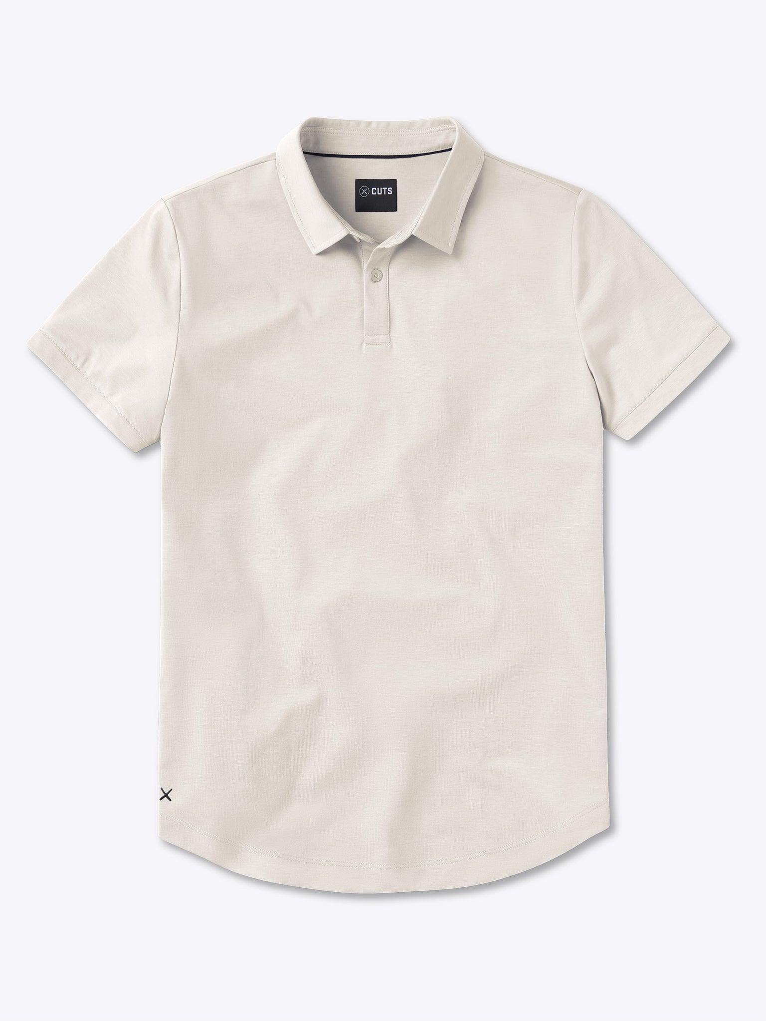 AO Polo | Ecru Signature-fit PYCA Pro® Product Image