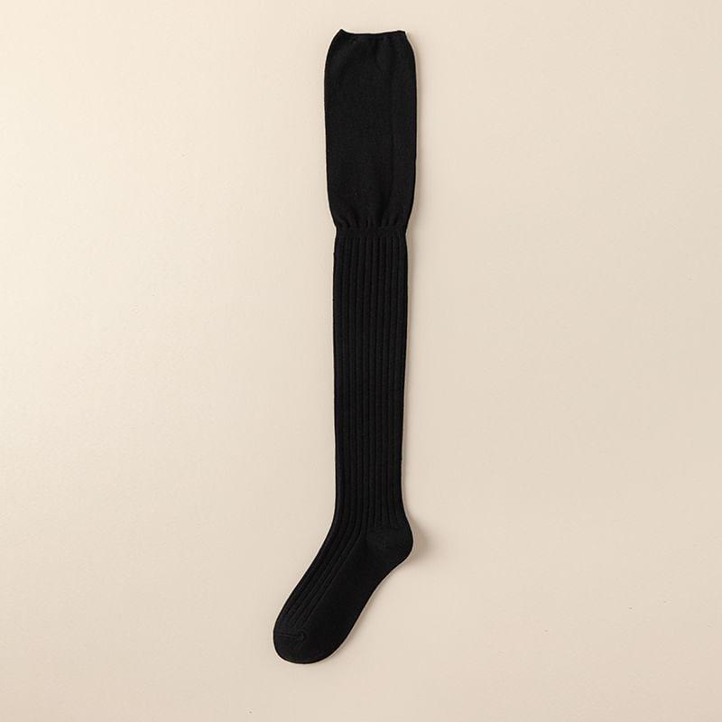 Plain Over the Knee Socks Product Image