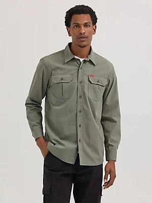 Men's Relaxed Fit Stretch Shirt | Men's SHIRTS | Wrangler® Product Image