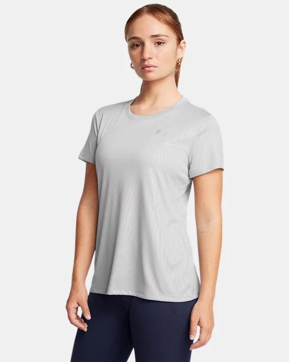 Womens UA Tech Emboss Short Sleeve Product Image