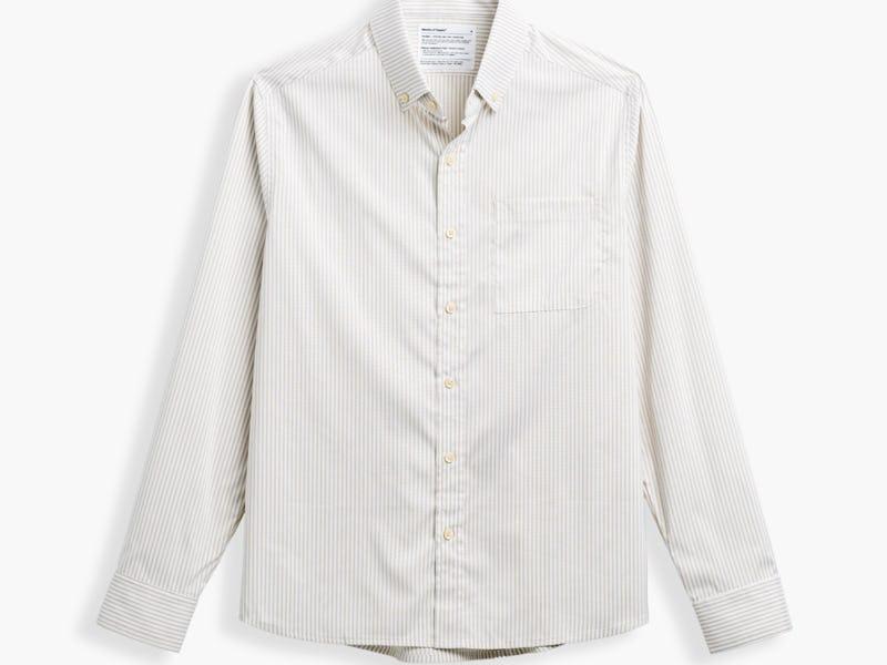 Linen Stripe Men's AeroZero° Sport Shirt Product Image