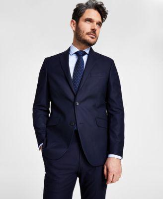 Kenneth Cole Reaction Mens Techni-Cole Suit Separate Slim-Fit Suit Jacket Product Image