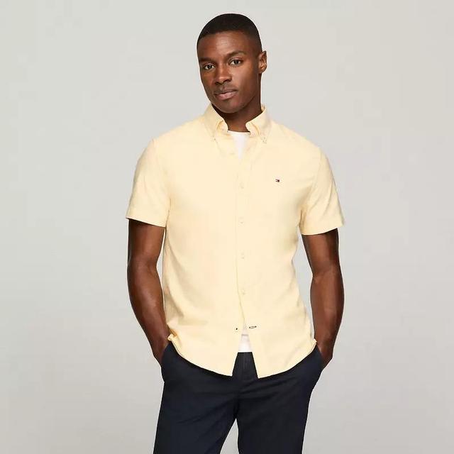 Mens Tommy Hilfiger Short Sleeve Original Stretch Oxford Shirt Product Image