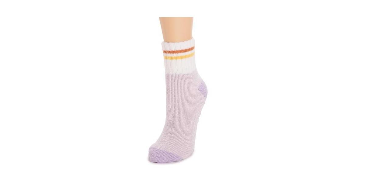 Womens MUK LUKS Rib Cuff Lounge Socks Product Image