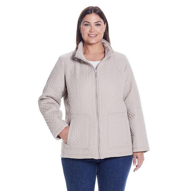 Plus Size Weathercast Quilted Jacket, Womens Product Image