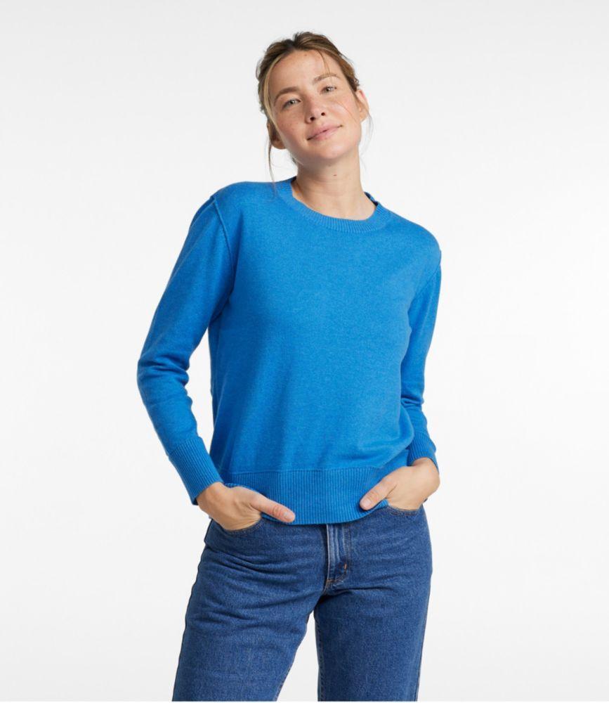 
                            Women's Cotton/Cashmere Sweater, Crewneck
                         Product Image