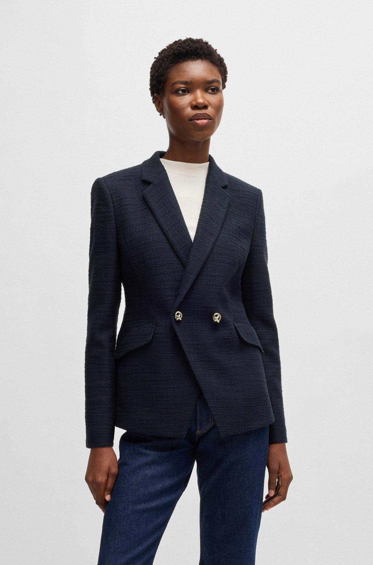 Slim-fit blazer in tweed Product Image